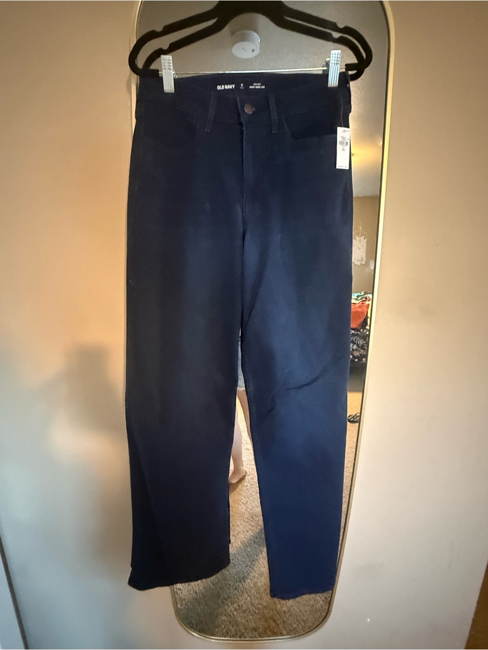 Old Navy Navy Straight-Leg Jeans